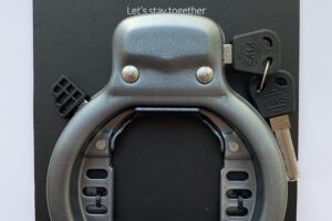 Hey cycle lås grå petrolium forsikrings godkendt ringlås